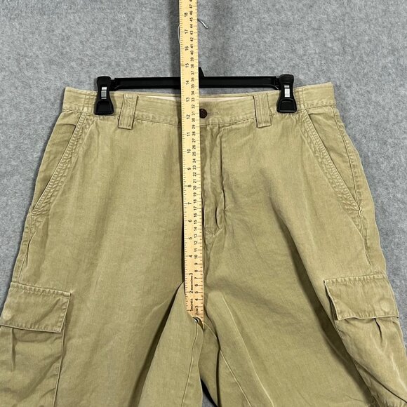 Tommy Bahama Relax Silk Linen Cargo Snap Pocket Shorts Island Tropical Mens 32 - Picture 5 of 10